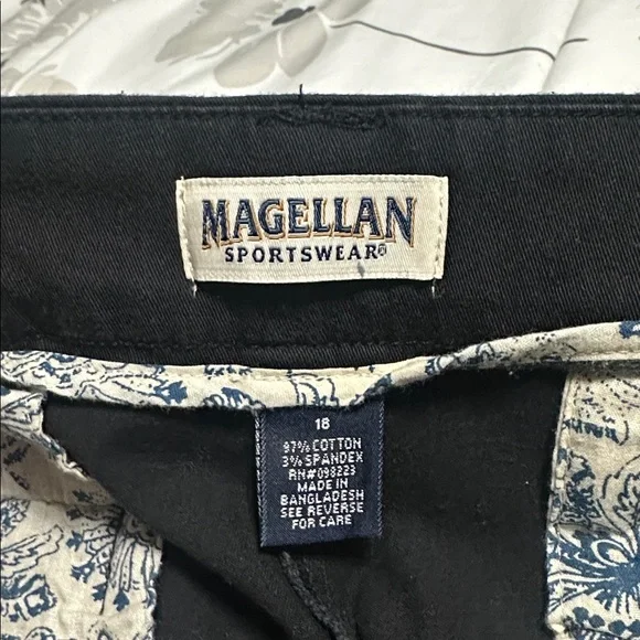 Magellan Outdoors Black Capris - Picture 2 of 4